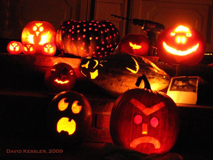 pumpkin carving, 2009